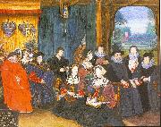Lockey, Rowland Sir Thomas More with his Family oil painting on canvas